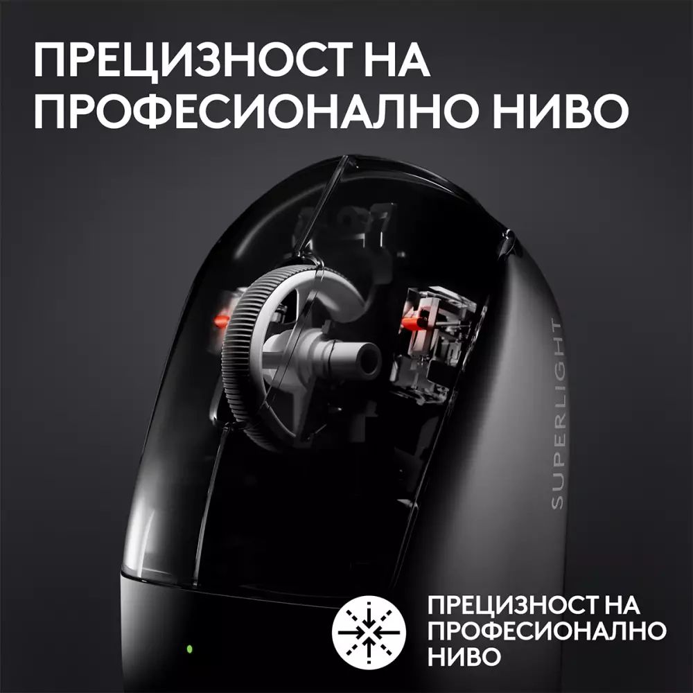 Геймърска мишка Logitech G Pro X Superlight 2 Wireless White - 910-006638