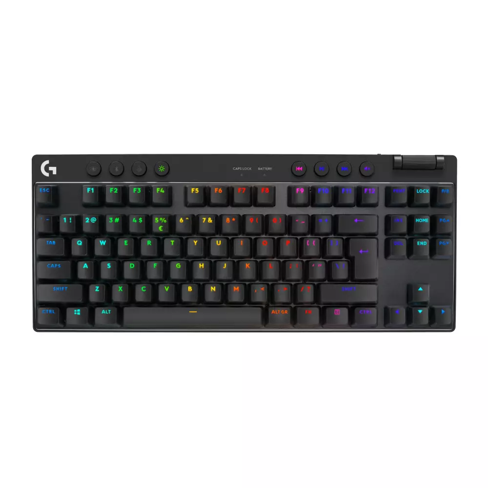 Геймърска механична клавиатура Logitech G Pro X TKL Lightspeed Tactile Switch