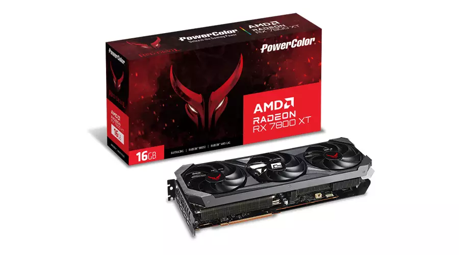 Видео карта PowerColor AMD Radeon RX 7800 XT Red Devil 16GB GDDR6