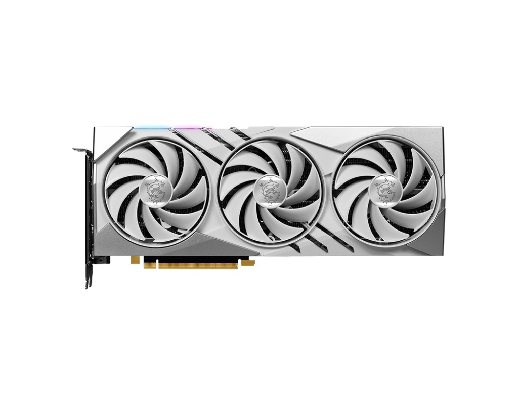 Видео карта MSI GeForce RTX 4070 GAMING X SLIM WHITE 12G - 912-V513-274