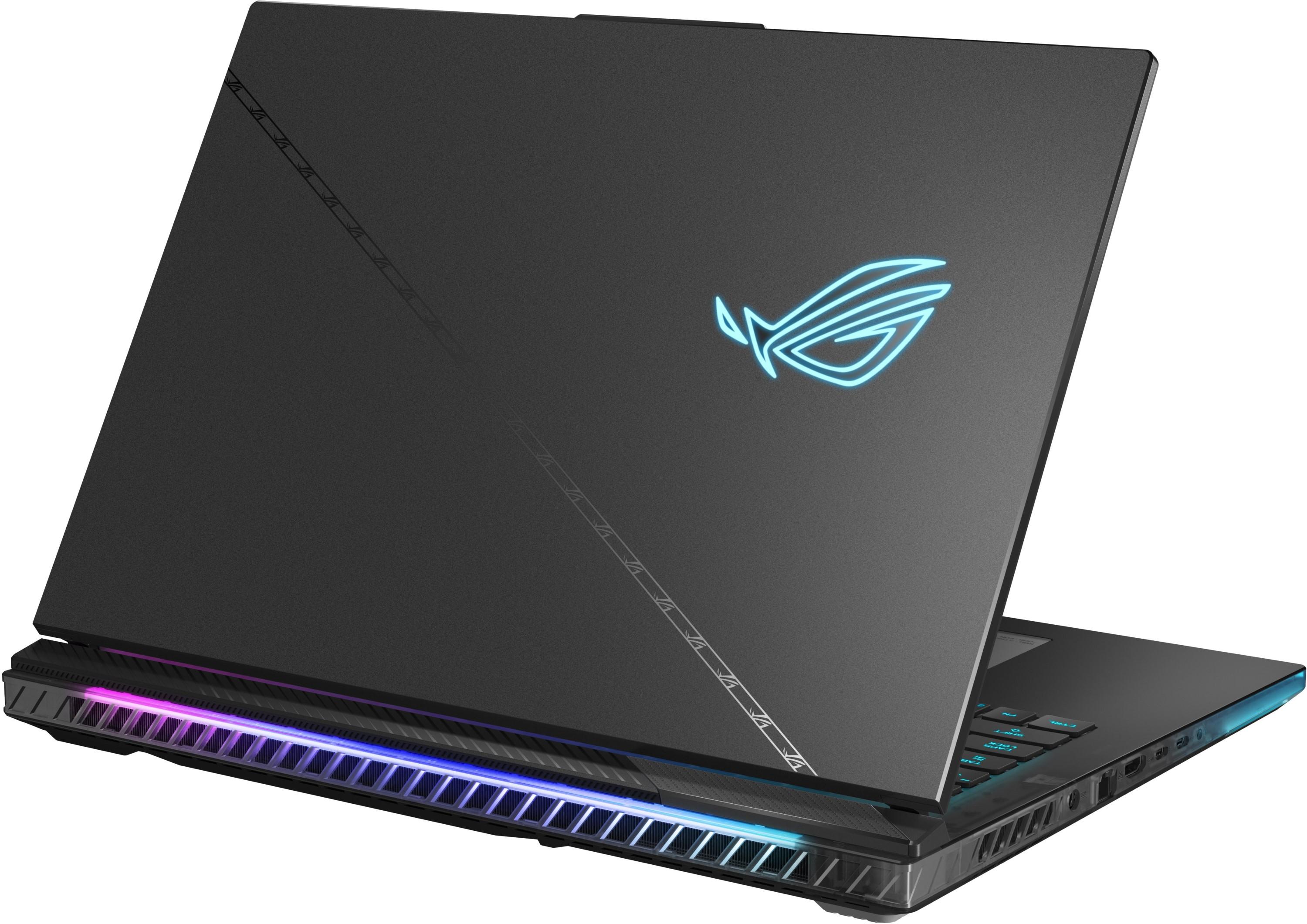 Лаптоп Asus ROG Strix SCAR 18 G834JY-N6005X, 18" IPS QHD+ (2560x1200), Intel Core i9-13980HX, 32GB DDR5, 2 x 1TB NVMe SSD, NVIDIA GeForce RTX 4090 GDDR6 16GB, Win 11 Pro