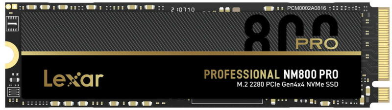 Диск SSD Lexar NM800 PRO 2TB M.2 2280 NVMe PCIe Gen4 x4 - LNM800P002T-RNNNG
