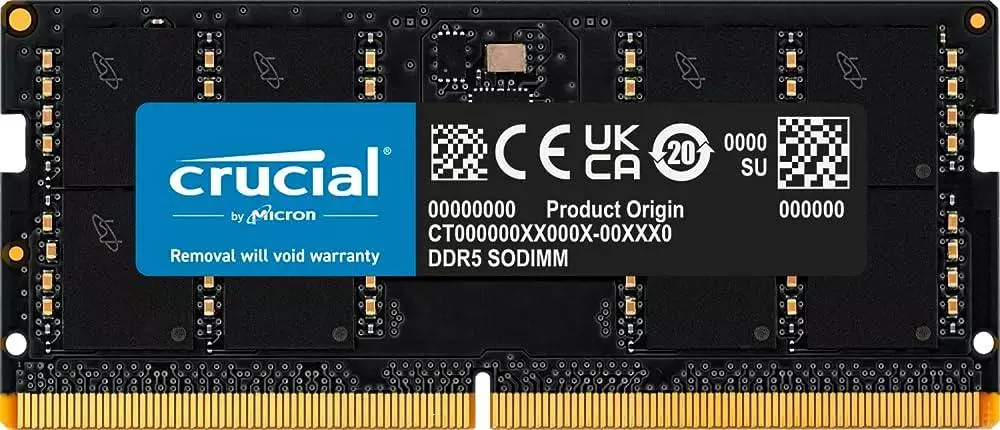 Памет Crucial 32GB DDR5 5600 SODIMM - CT32G56C46S5