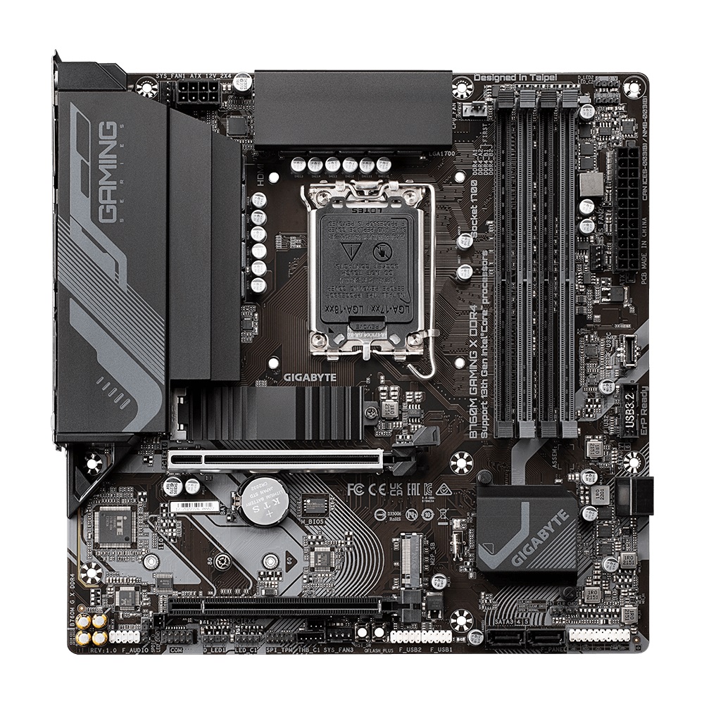 Дънна платка Gigabyte B760M GAMING X DDR4 LGA1700