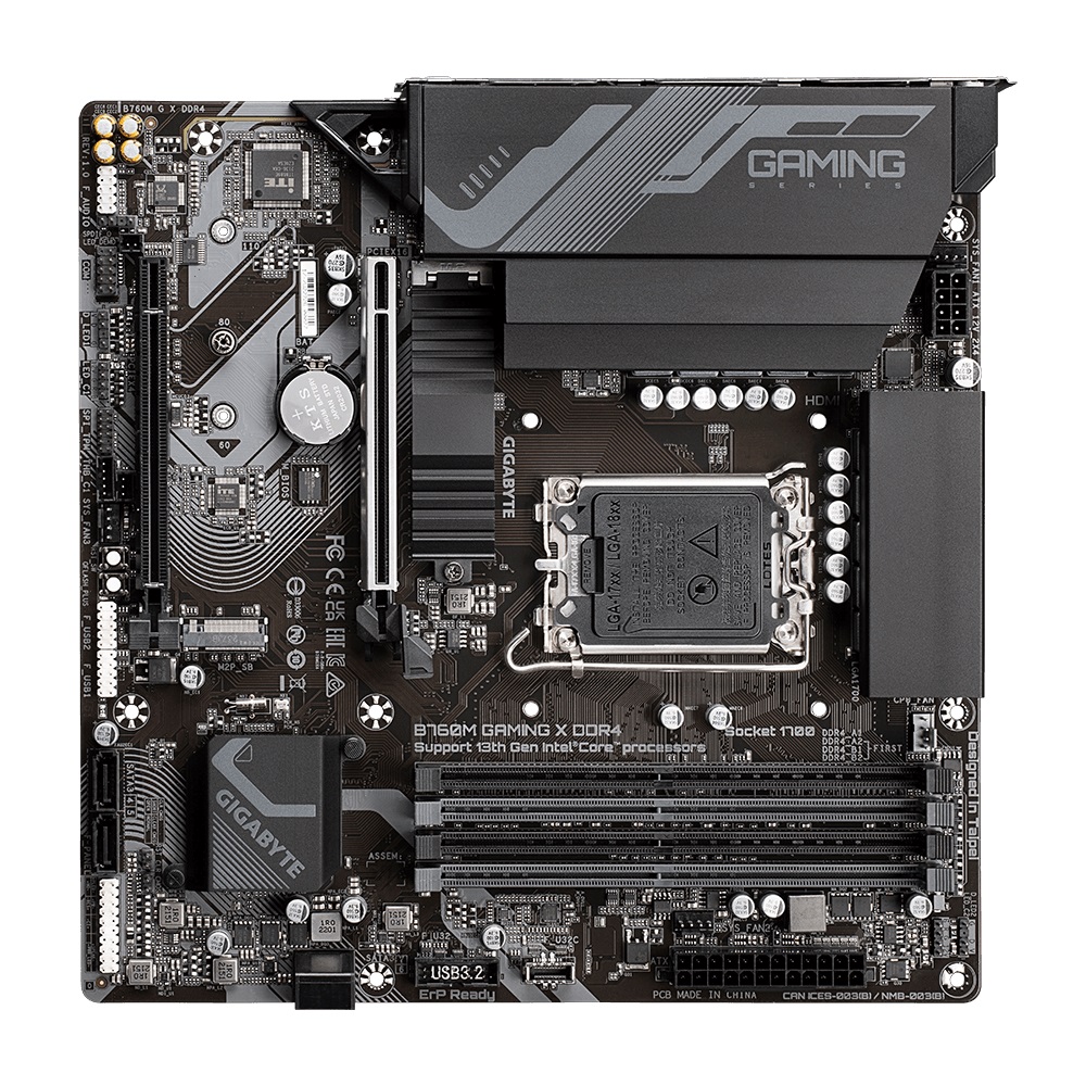 Дънна платка Gigabyte B760M GAMING X DDR4 LGA1700