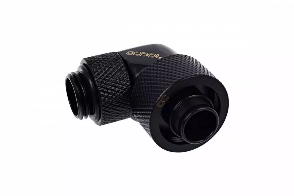 Фитинг Alphacool Eiszapfen Удължител 90° 16/10mm G1/4 Nickel - AC-1011165