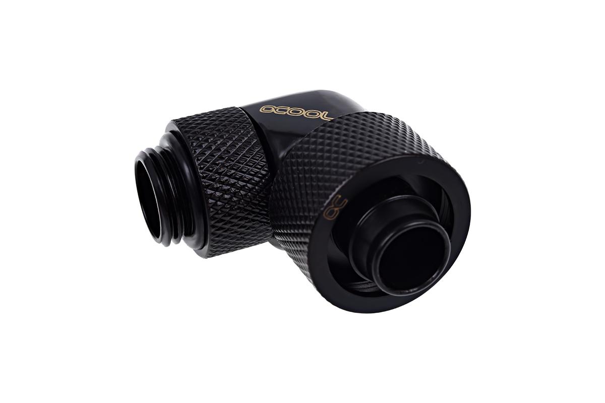 Фитинг Alphacool Eiszapfen Удължител 90° 16/10mm G1/4 Nickel - AC-1011165