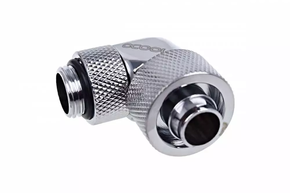 Фитинг Alphacool Eiszapfen Удължител 90° 16/10mm G1/4 Nickel - AC-1011166