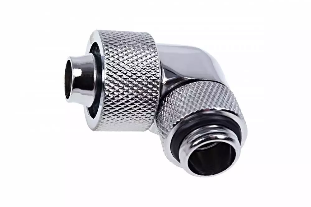 Фитинг Alphacool Eiszapfen Удължител 90° 16/10mm G1/4 Nickel - AC-1011166