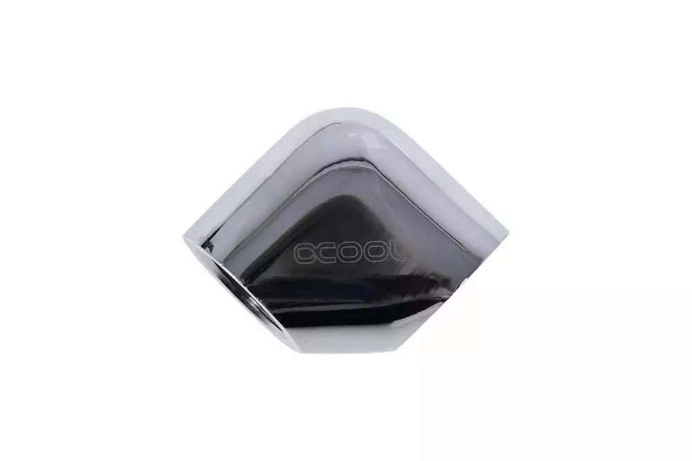 Фитинг L-конектор Alphacool Eiszapfen, G1/4 AG вътрешна резба G1/4 IG Nickel