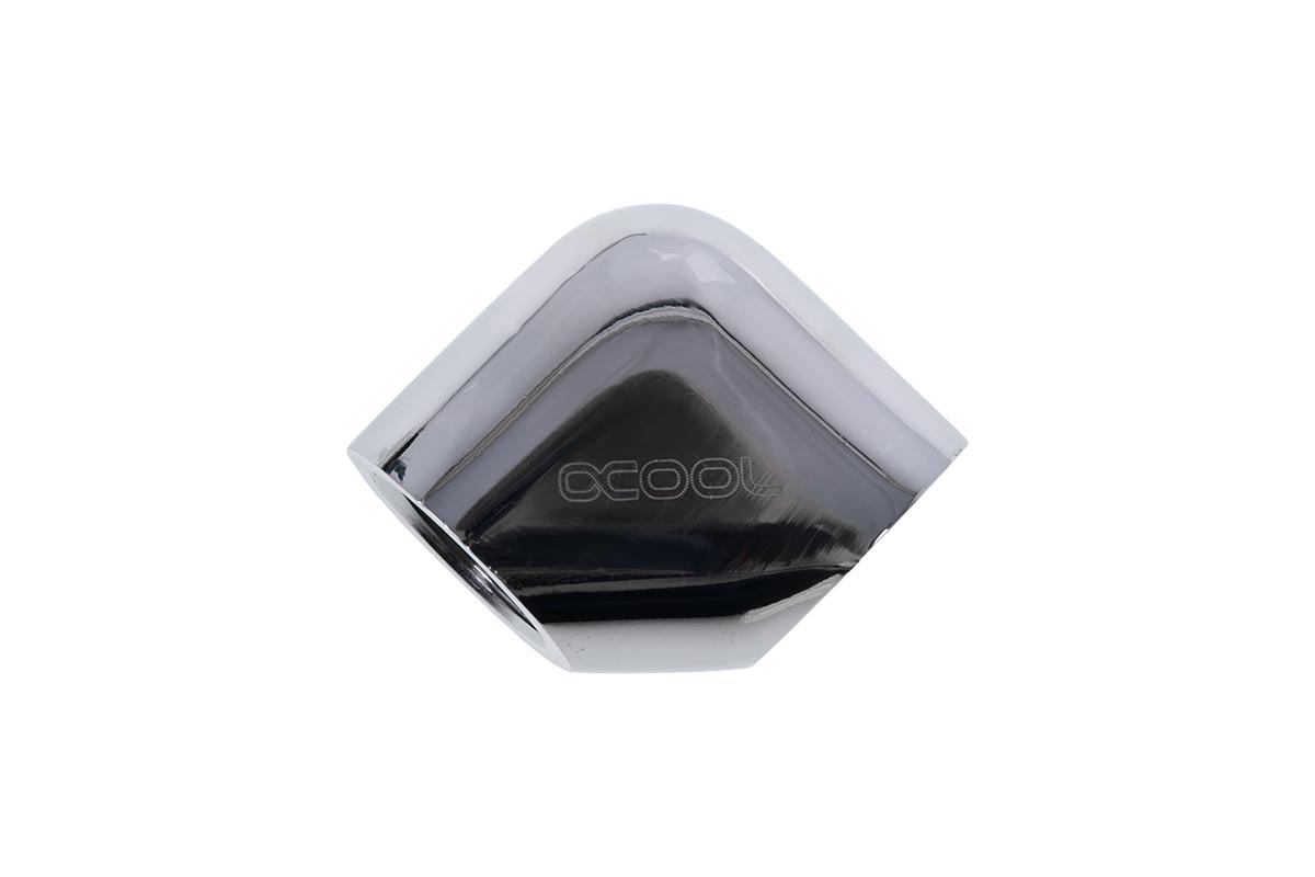 Фитинг L-конектор Alphacool Eiszapfen, G1/4 AG вътрешна резба G1/4 IG Nickel