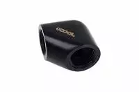Фитинг L-конектор Alphacool Eiszapfen, G1/4 AG вътрешна резба G1/4 IG Black