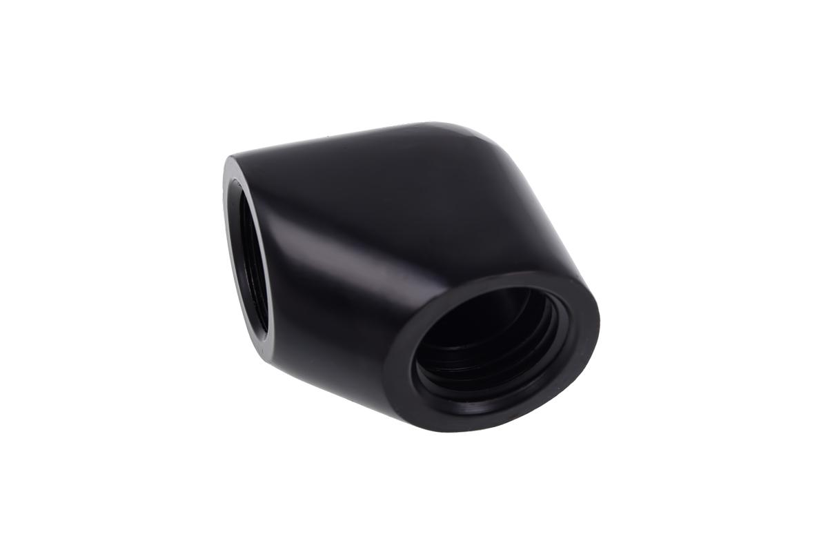 Фитинг L-конектор Alphacool Eiszapfen, G1/4 AG вътрешна резба G1/4 IG Black