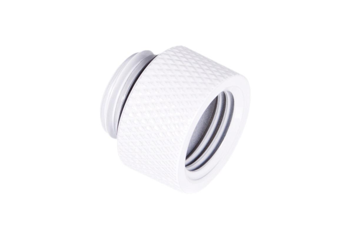 Фитинг Удължител Alphacool Eiszapfen 10mm, G1/4 вънжна към G1/4 вътрешна резба White