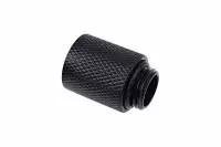 Фитинг Удължител Alphacool Eiszapfen, 20 mm, G1/4 вънжна към G1/4 вътрешна резба Black