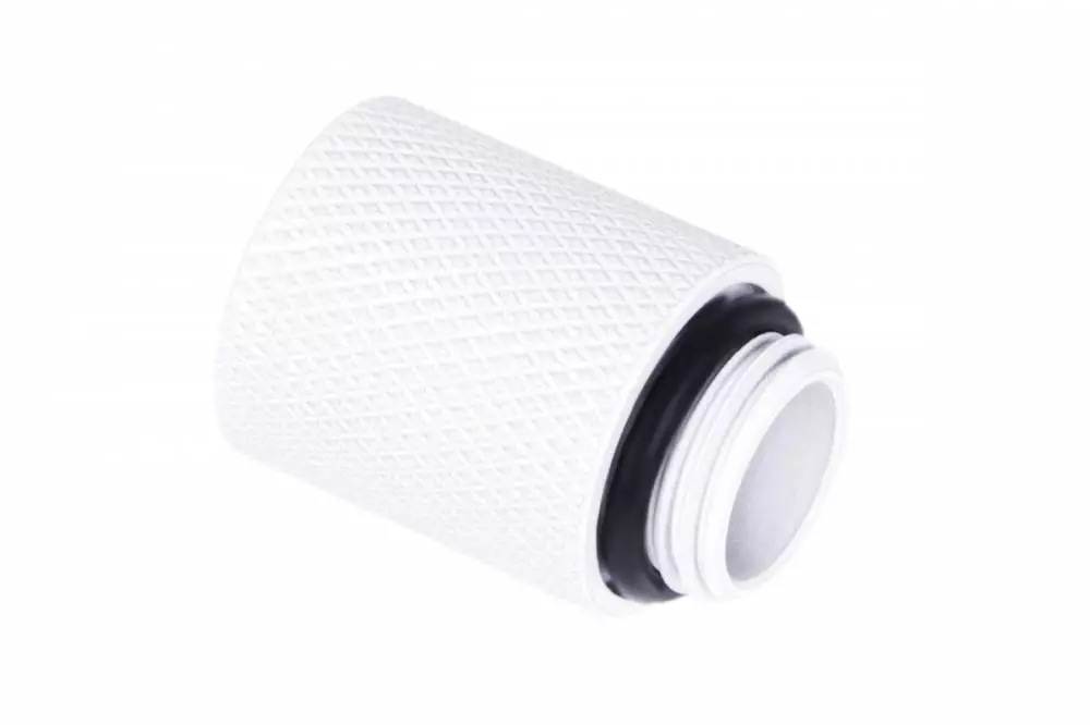 Фитинг Удължител Alphacool Eiszapfen, 20 mm, G1/4 вънжна към G1/4 вътрешна резба White