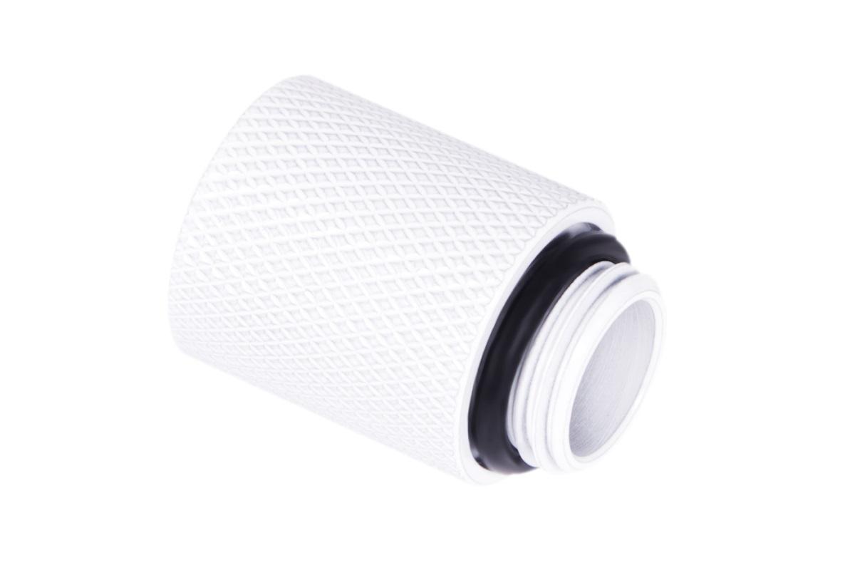 Фитинг Удължител Alphacool Eiszapfen, 20 mm, G1/4 вънжна към G1/4 вътрешна резба White