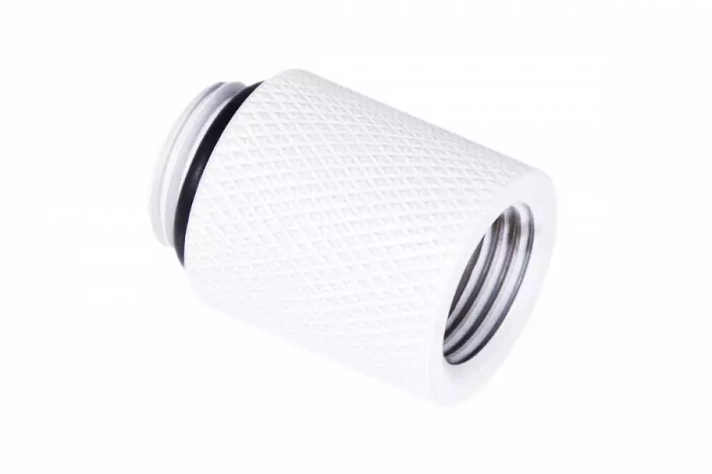 Фитинг Удължител Alphacool Eiszapfen, 20 mm, G1/4 вънжна към G1/4 вътрешна резба White