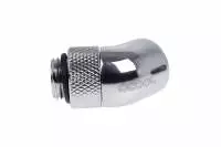 Фитинг Ъглов адаптер Alphacool Eiszapfen, 45&deg;, G1/4 външна към G1/4 вътрешна резба Nickel