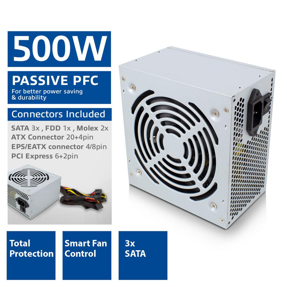 Захрнавене Eminent EM3907 ATX 500W V3.1 PSU