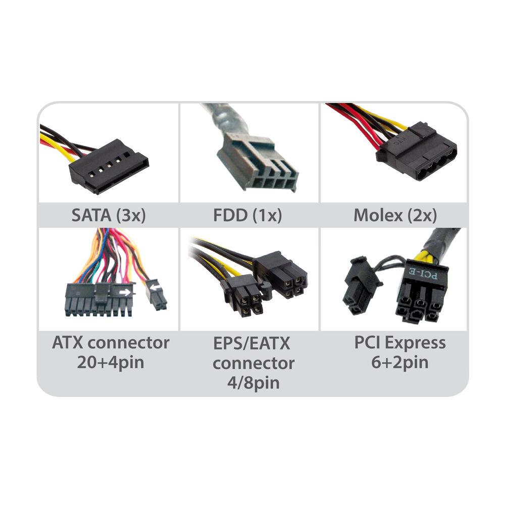 Захрнавене Eminent EM3907 ATX 500W V3.1 PSU