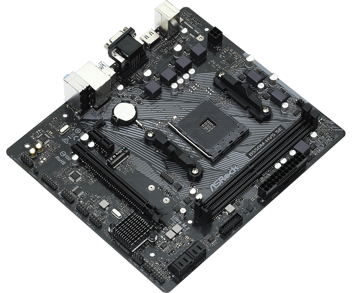 Дънна платка ASRock B550M-HVS SE AM4 DDR4