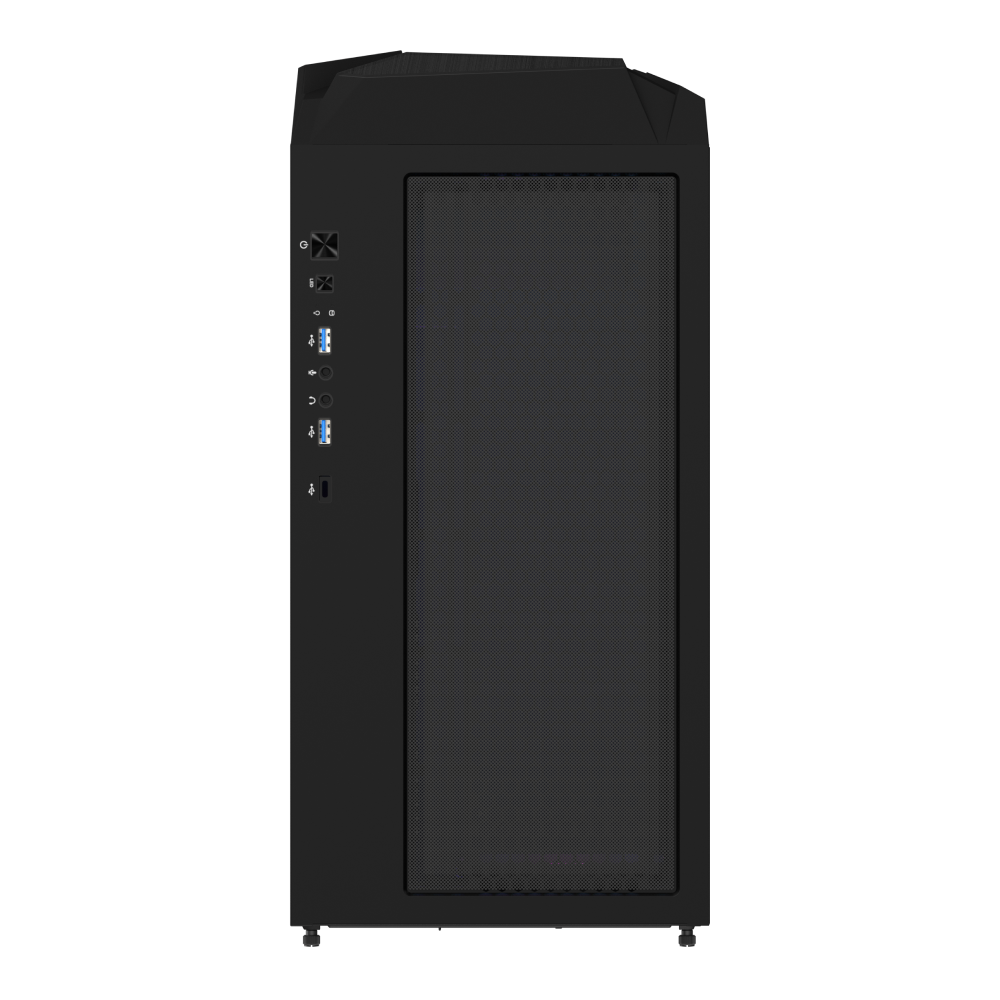 Кутия Gigabyte C301 Black Tempered Glass Mid-Tower RGB Fusion 