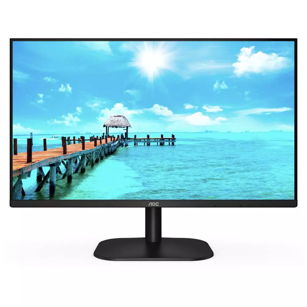 Монитор AOC 24B2XH/EU, 23.8", IPS, FHD 1920x1080, 4ms, 75Hz, VGA, HDMI