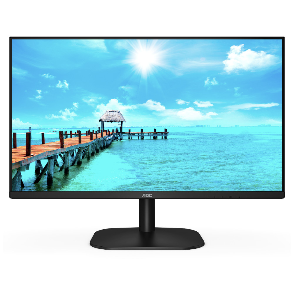 Монитор AOC 24B2XH/EU, 23.8", IPS, FHD 1920x1080, 4ms, 75Hz, VGA, HDMI 