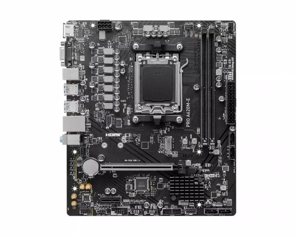 Дънна платка MSI PRO A620M-E AM5