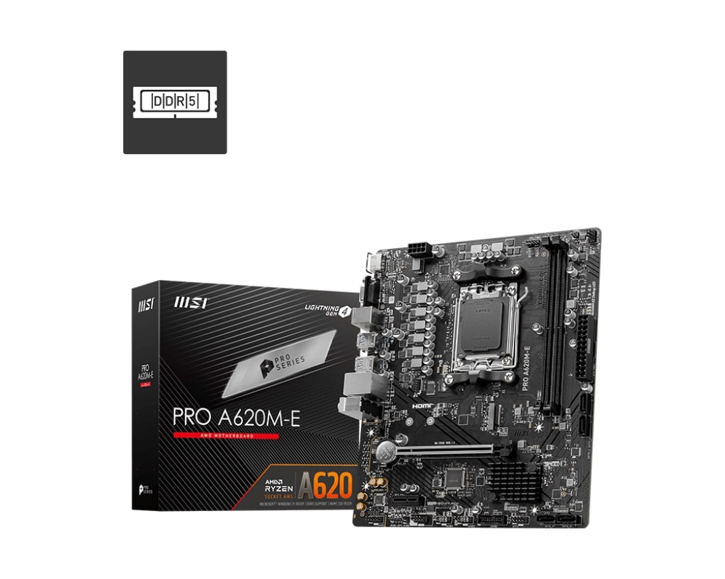 Дънна платка MSI PRO A620M-E AM5