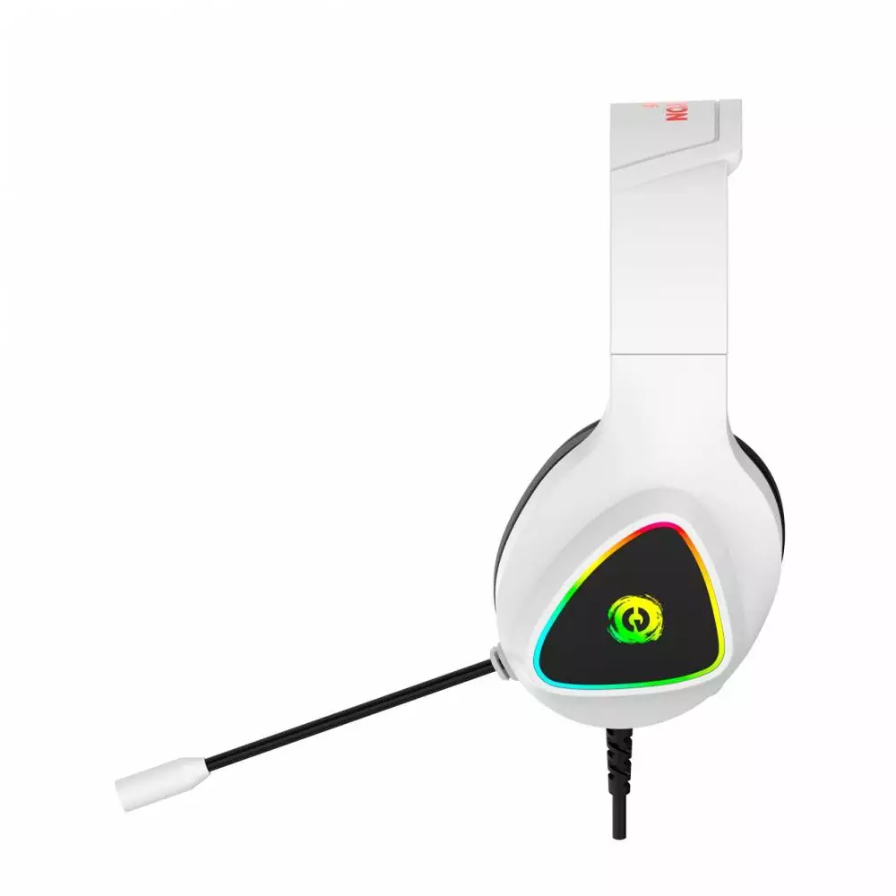Геймърски слушалки CANYON Shadder GH-6 White RGB gaming headset with Microphone