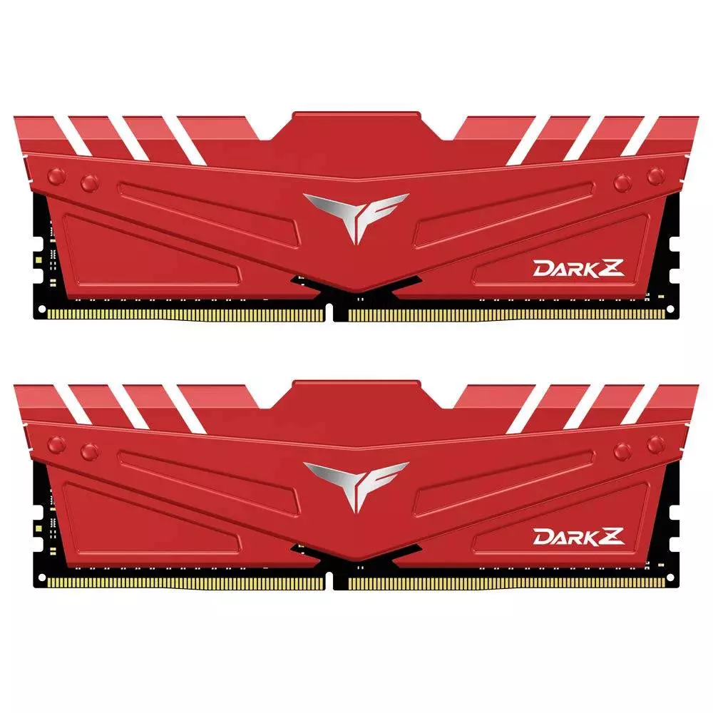 Памет Team Group T-FORCE DARK Z RED 32GB (2x16GB) DDR4 3200MHz CL16 - TDZRD432G3200HC16CDC01