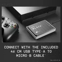 Външен диск WD BLACK P10 GAME DRIVE FOR XBOX 2TB USB 3.2, 2.5", Black/White RTL