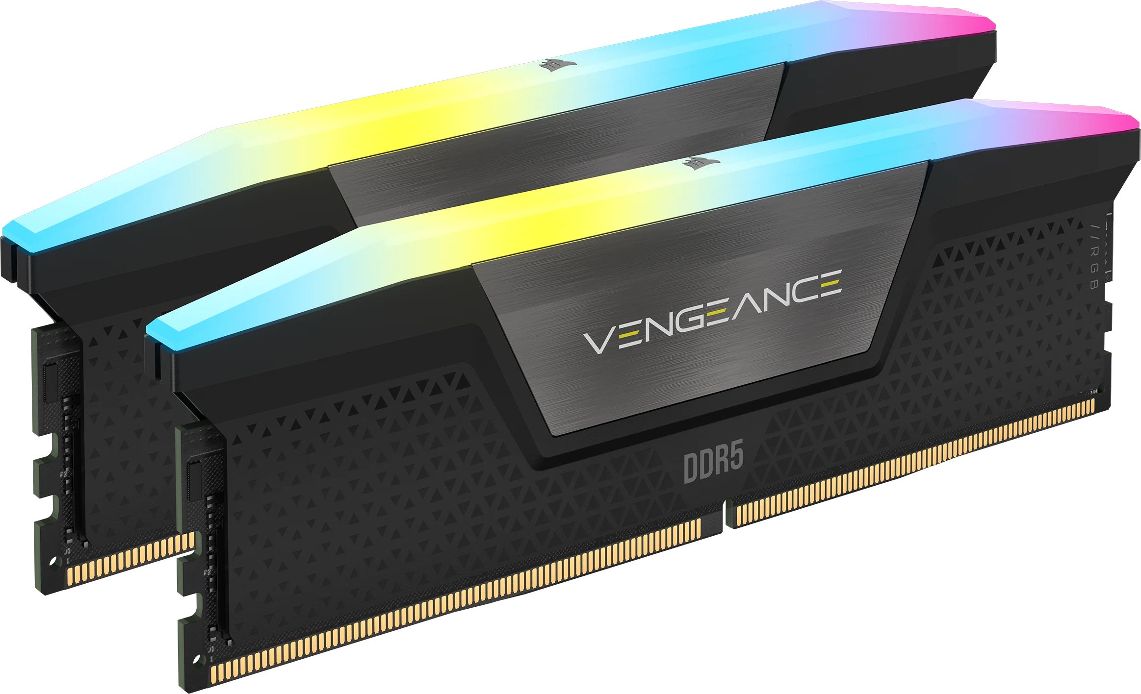 Памет Corsair Vengeance RGB 32GB (2x16GB) DDR5 6000MHz CL30 - CMH32GX5M2B6000C30