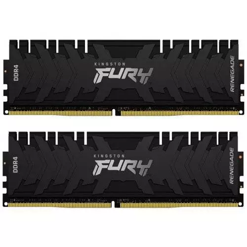 Памет Kingston FURY Renegade Black 64GB (2x32GB) DDR4 3600MHz CL18 - KF436C18RBK2/64