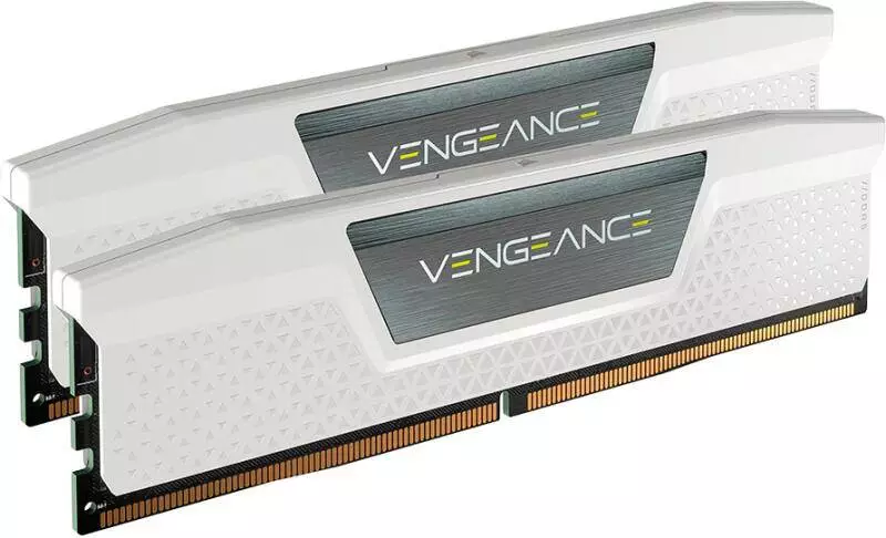 Памет Corsair Vengeance White 32GB (2x16GB) DDR5 6000MHz CL36 XMP - CMK32GX5M2D6000C36W