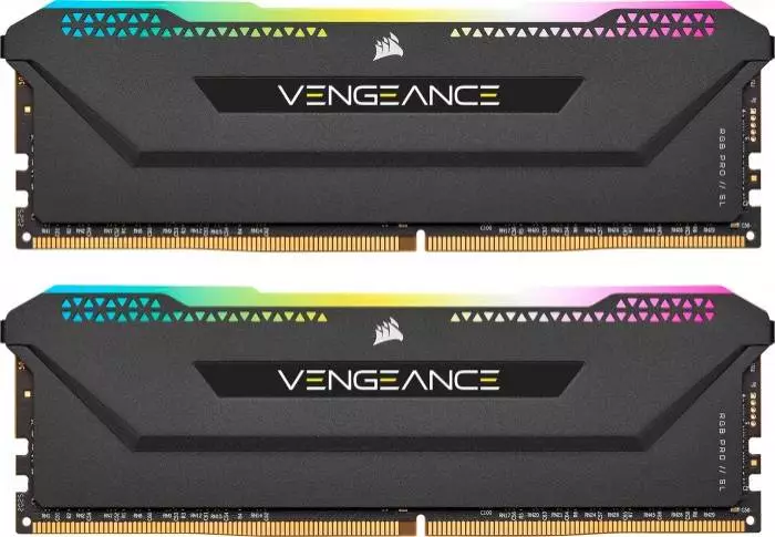 Памет Corsair Vengeance RGB PRO SL 32GB (2x16GB) DDR4 3200MHz CL16 - CMH32GX4M2E3200C16