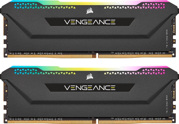 Памет Corsair Vengeance RGB PRO SL 32GB (2x16GB) DDR4 3200MHz CL16 - CMH32GX4M2E3200C16