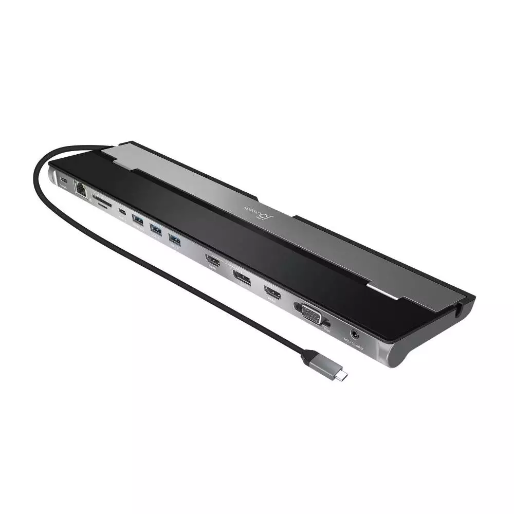 Докинг станция j5create JCD543, За три монитора, 100W PD