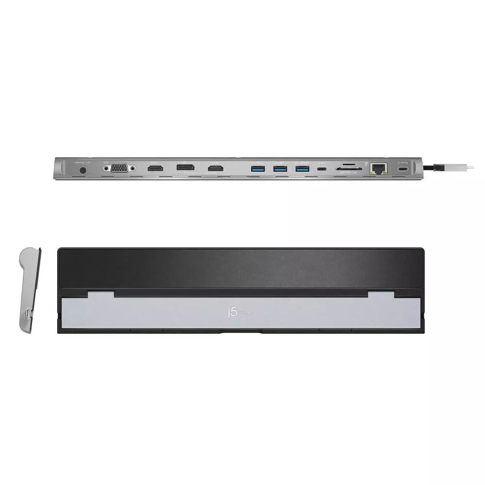 Докинг станция j5create JCD543, За три монитора, 100W PD