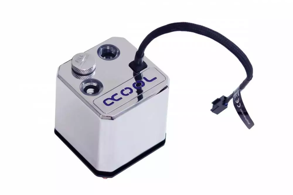 Воден блок с помпа за процесор Alphacool Eisbaer (Solo), 2600rpm, chrome