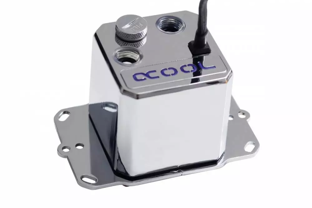 Воден блок с помпа за процесор Alphacool Eisbaer (Solo), 2600rpm, chrome