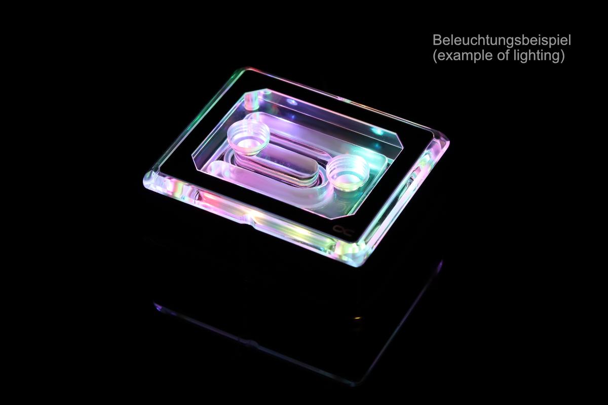 Воден блок за процесор Alphacool Eisblock XPX Aurora PRO, Acryl Black, Digital RGB