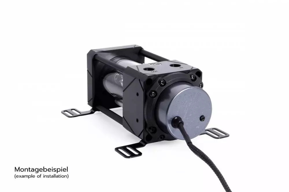 Резервоар Alphacool Eisbecher Aurora, D5 Acetal/Glas, 150mm