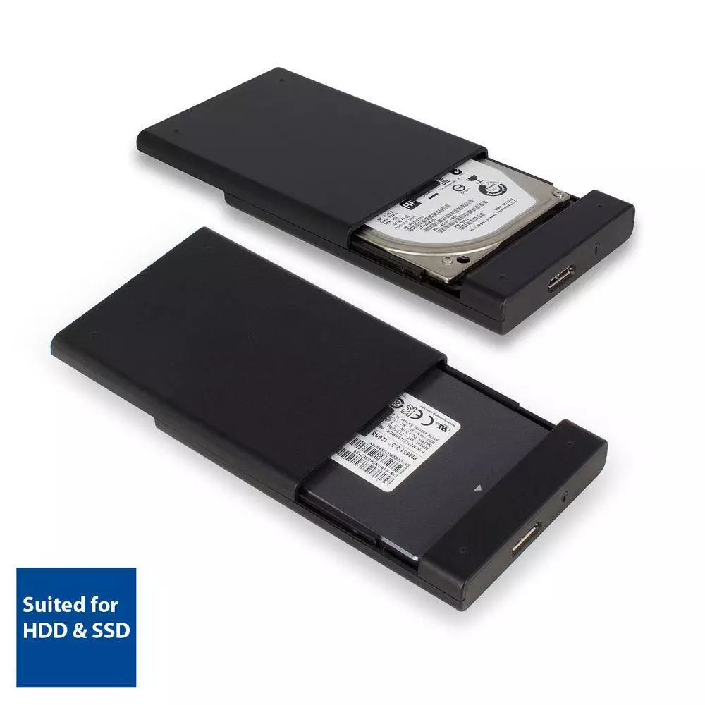 Чекмедже за твърд диск ACT AC1215, 2.5", USB 3.0, Черен