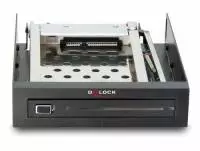 Чекмедже Delock 3.5&Prime;, За 1 x 2.5&Prime; SATA HDD / SSD, Черен