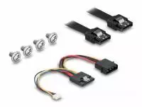 Чекмедже Delock 3.5&Prime;, За 1 x 2.5&Prime; SATA HDD / SSD, Черен