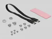 Външно чекмедже Delock, За M.2 NVMe PCIe SSD, USB-C 3.1 Gen 2, 2.5&Prime;