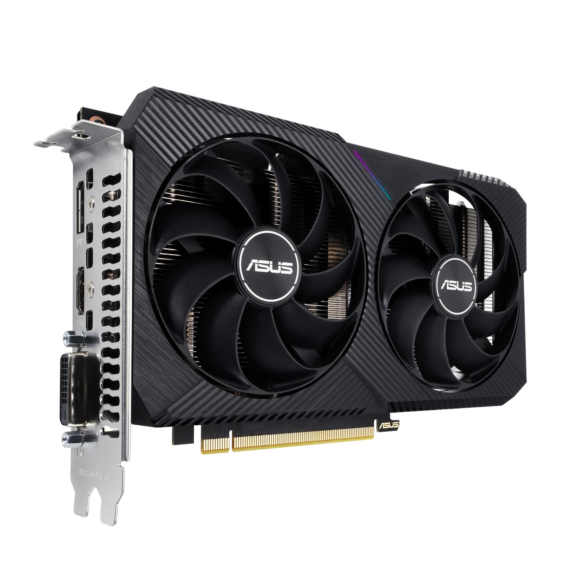 Видео карта ASUS Dual GeForce RTX 3050 V2 OC Edition 8GB GDDR6